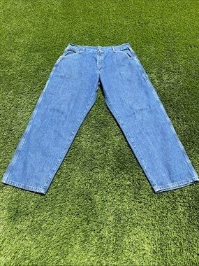 Wrangler Men's Relaxed Fit Blue Denim Jeans